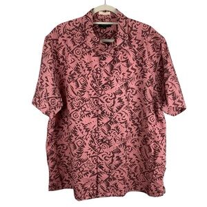 Ted Baker London Barons Abstract Print Men’s Short Sleeve Shirt